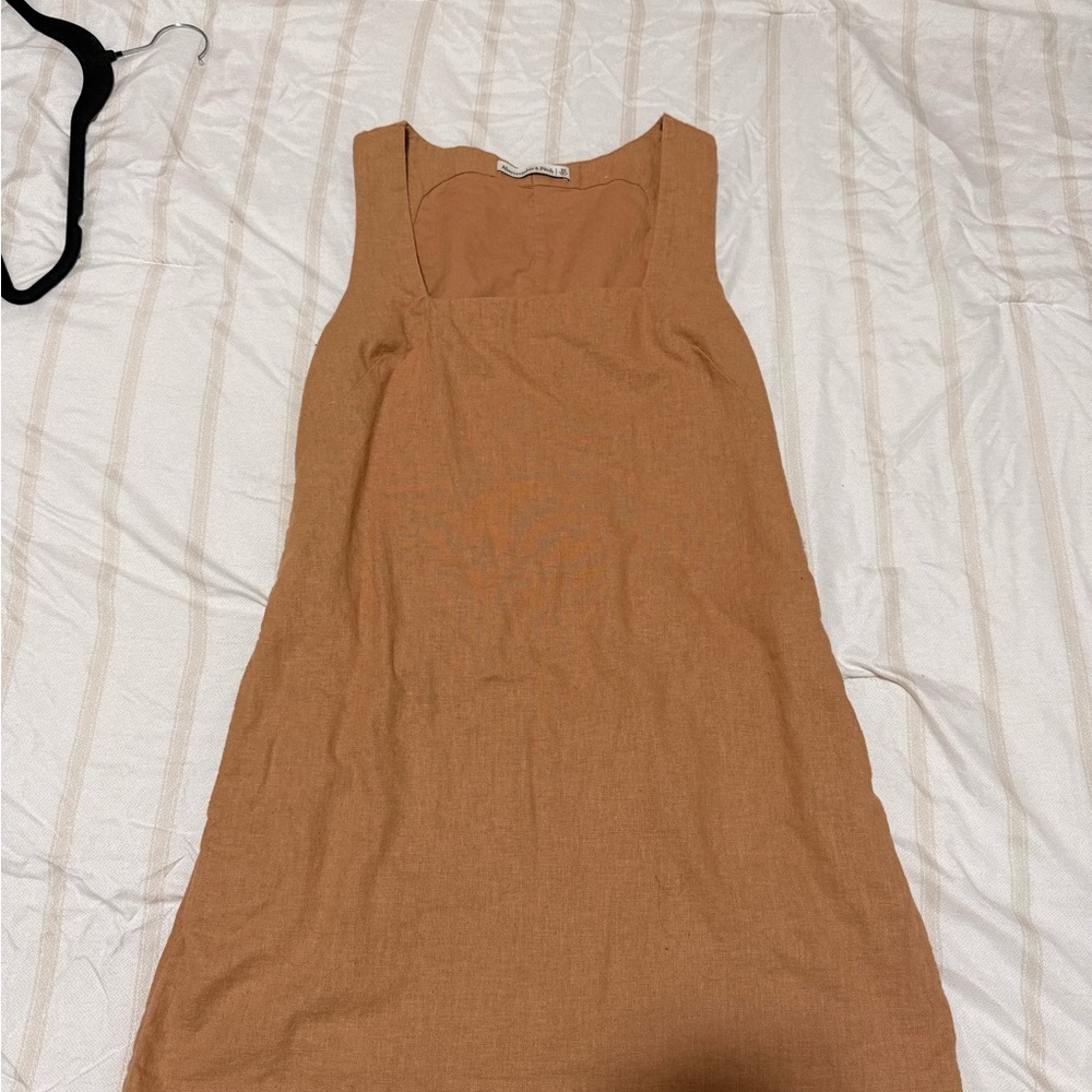Abercrombie & Fitch Tan Mini Dress